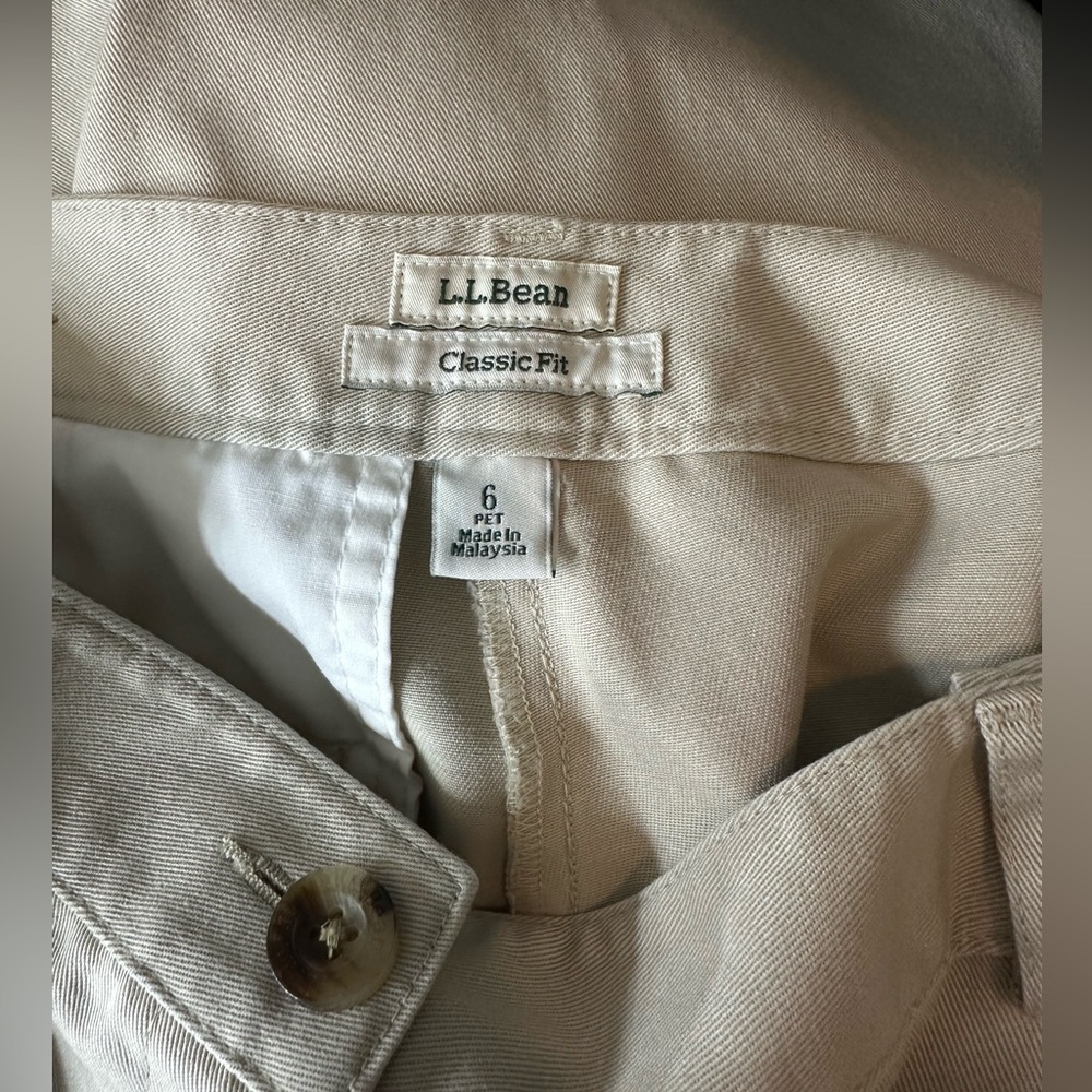L.L‎ bean Classic Fit Straight-Leg Pants buisness casual size 6 - Picture 3 of 5